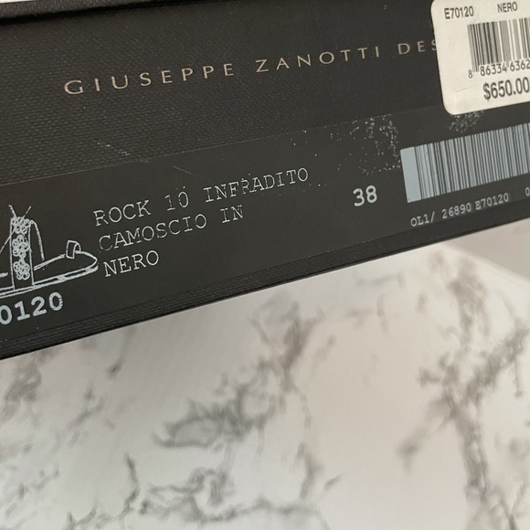 Giuseppe Zanotti Nuvorock Floral Slide Sandal 38 8 rhinestone crystal flat - Picture 4 of 12